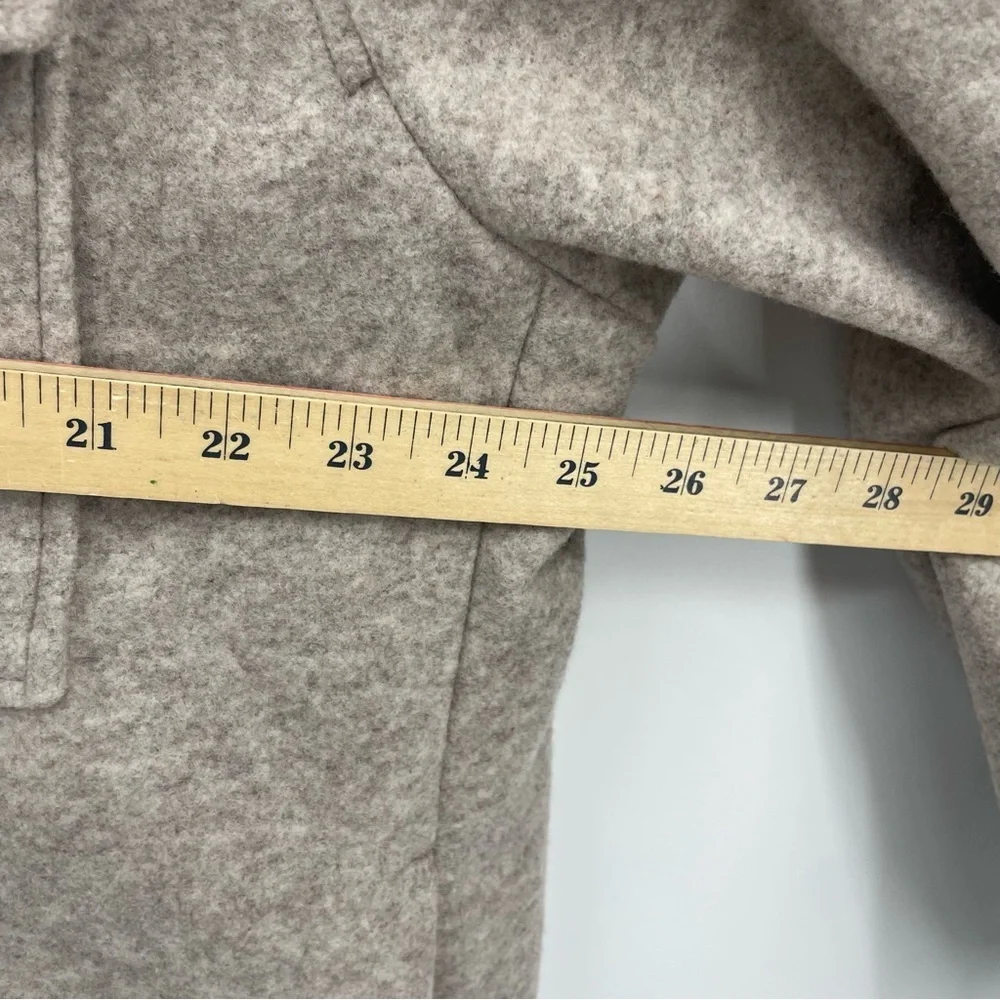 H&M Shacket Beige Melange Size XL oversized button front - Picture 10 of 10